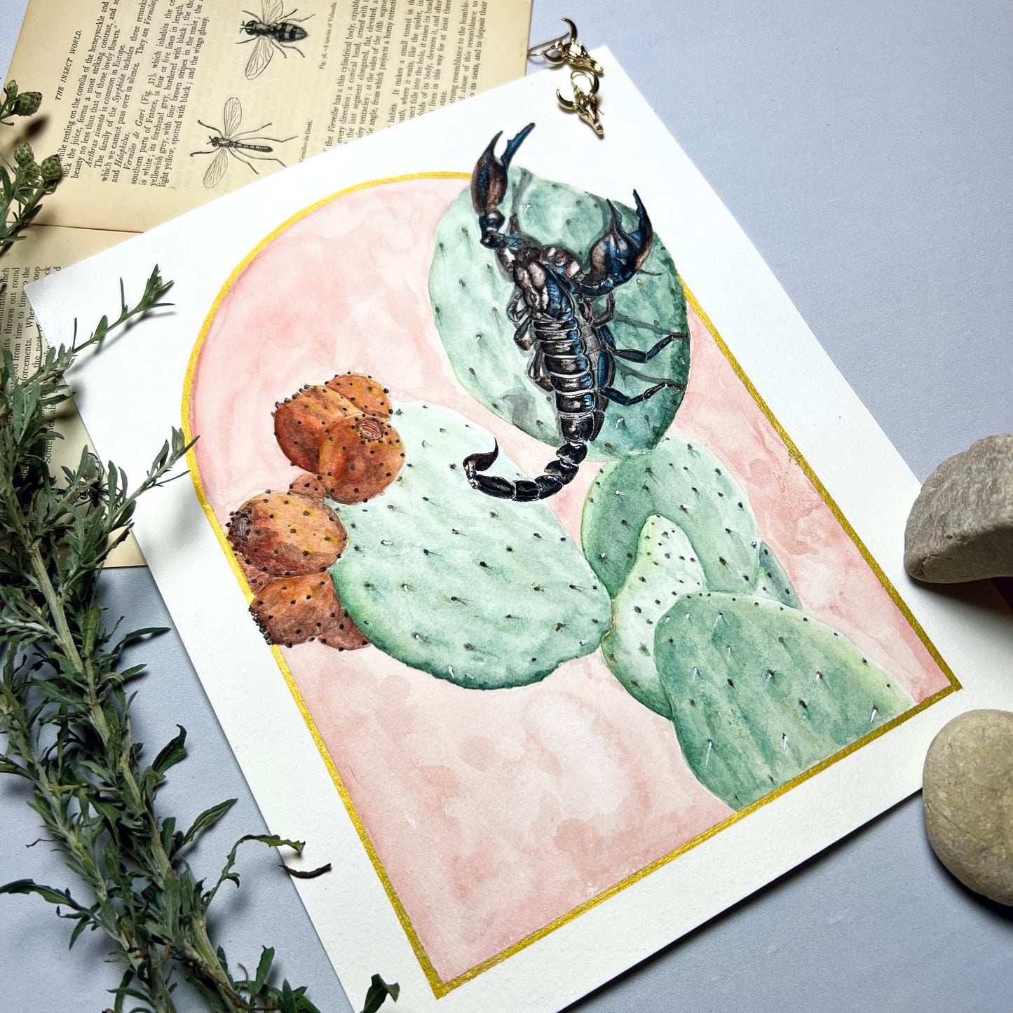 Emperor Scorpion Art Print - Nerva