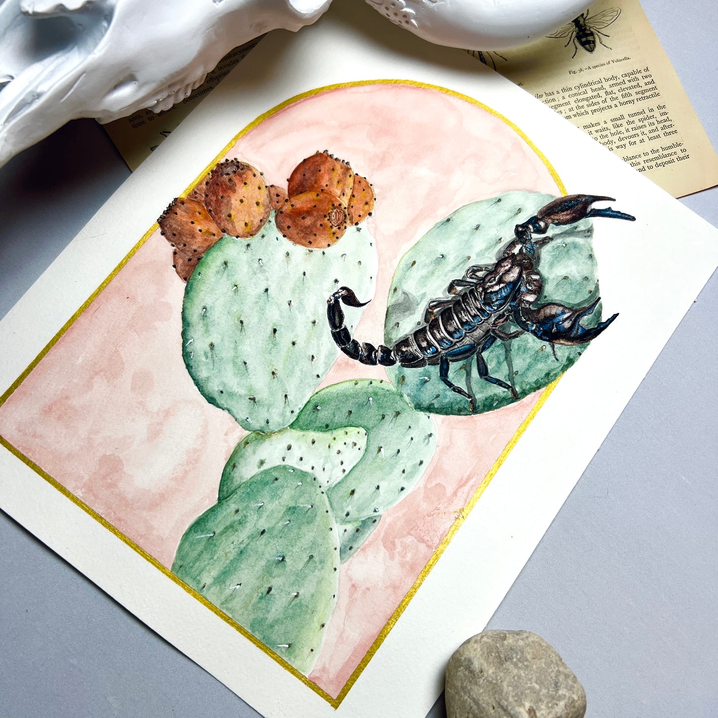 Emperor Scorpion Art Print - Nerva