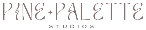Pine + Palette Studios logo