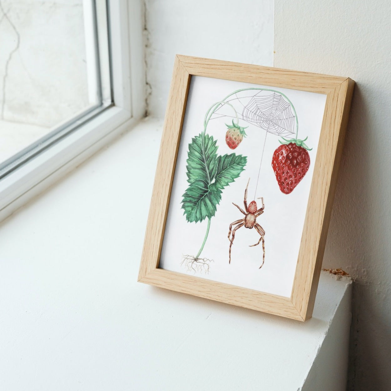Strawberry Spider Art Print - Radcliff
