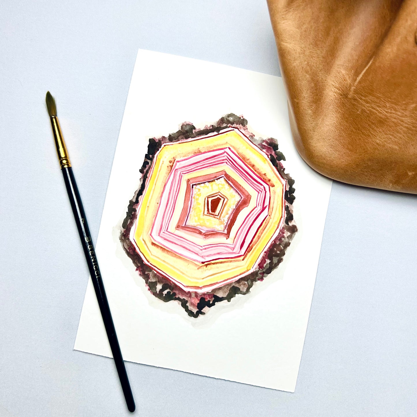 Condor Agate Art Print - Mina