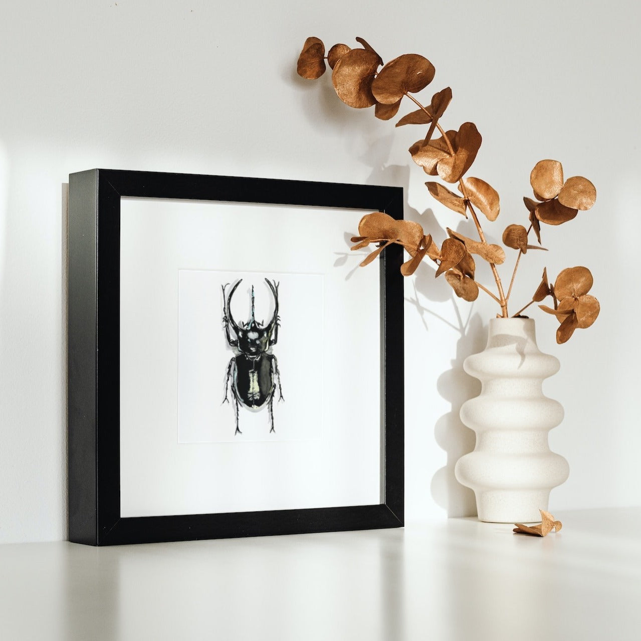 Rhinoceros Beetle Art Print - Cassius