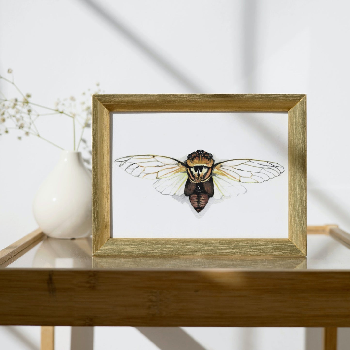 Masked Devil Cicada Art Print - Calypso