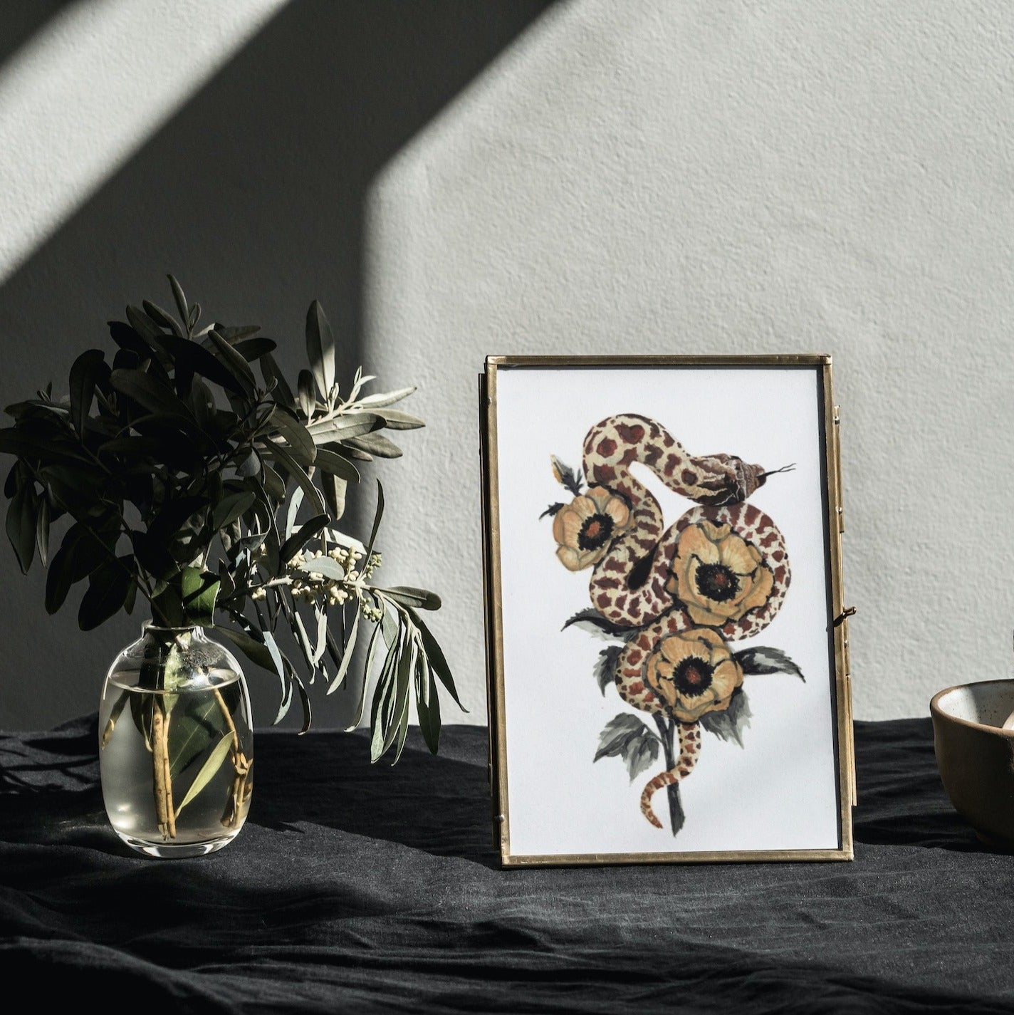 Western Hognose Snake Art Print - Helix