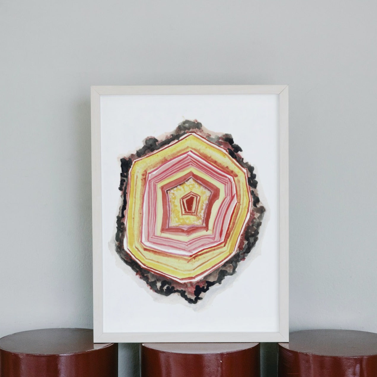 Condor Agate Art Print - Mina