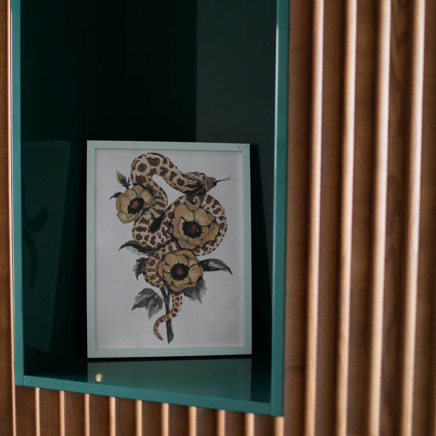 Western Hognose Snake Art Print - Helix