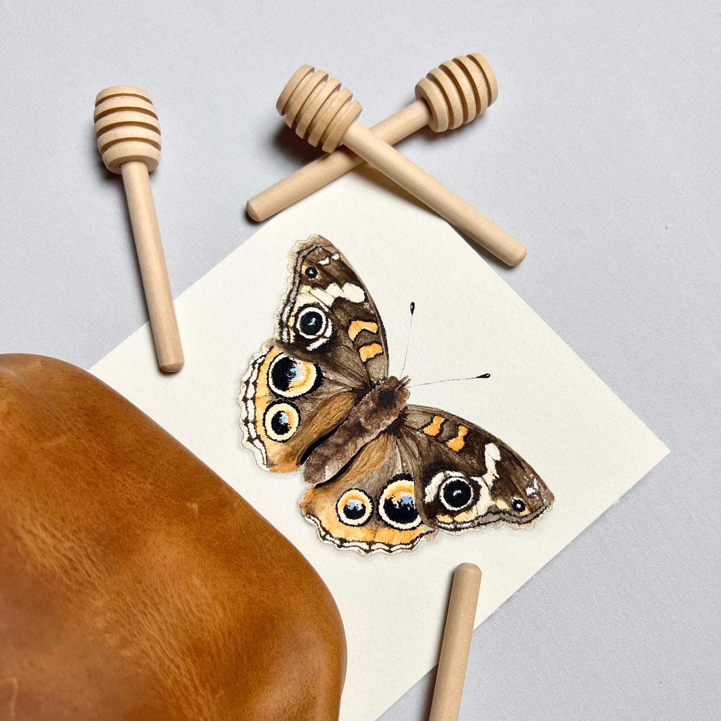 Common Buckeye Butterfly Art Print - Jophiel