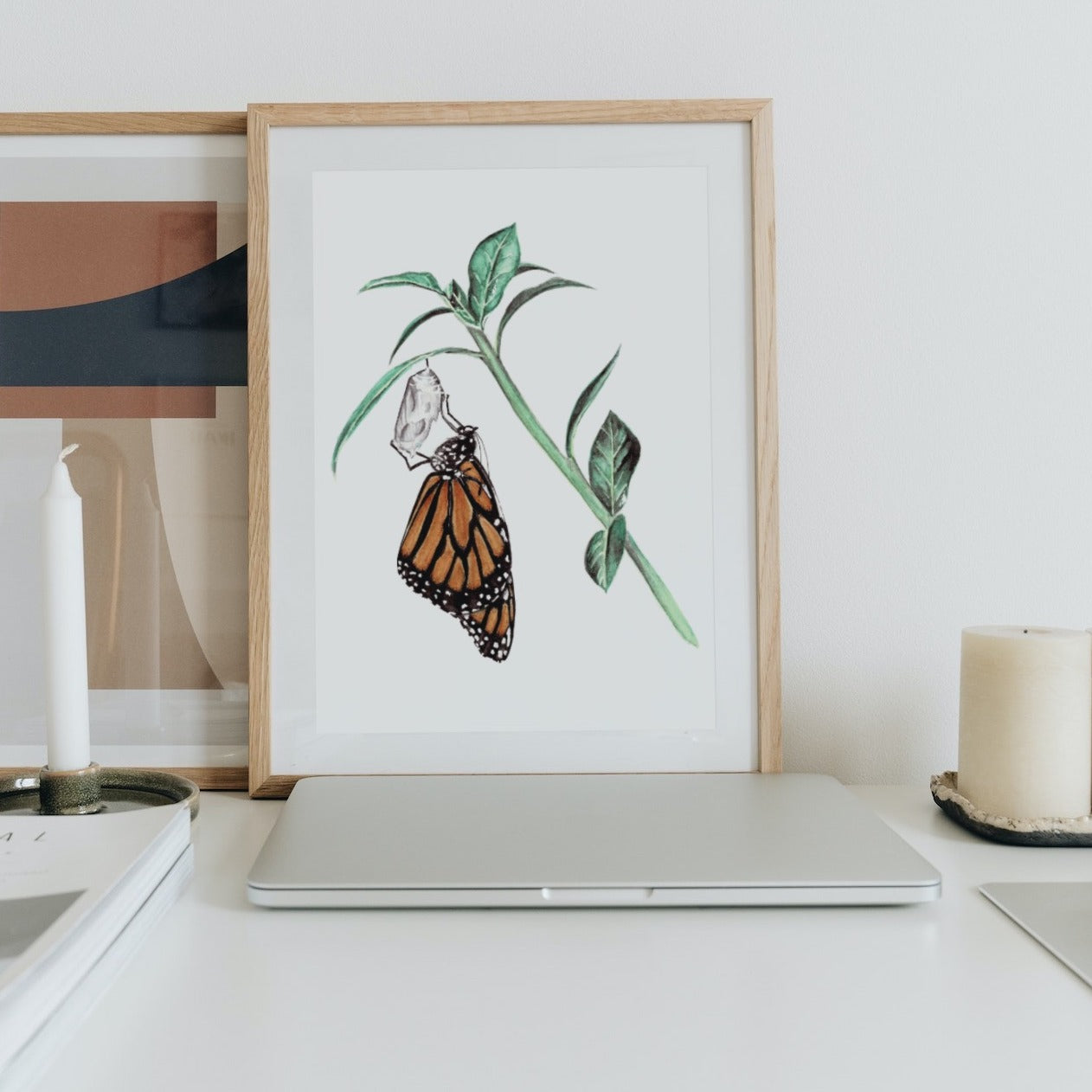 Monarch Butterfly Art Print - Anastasia