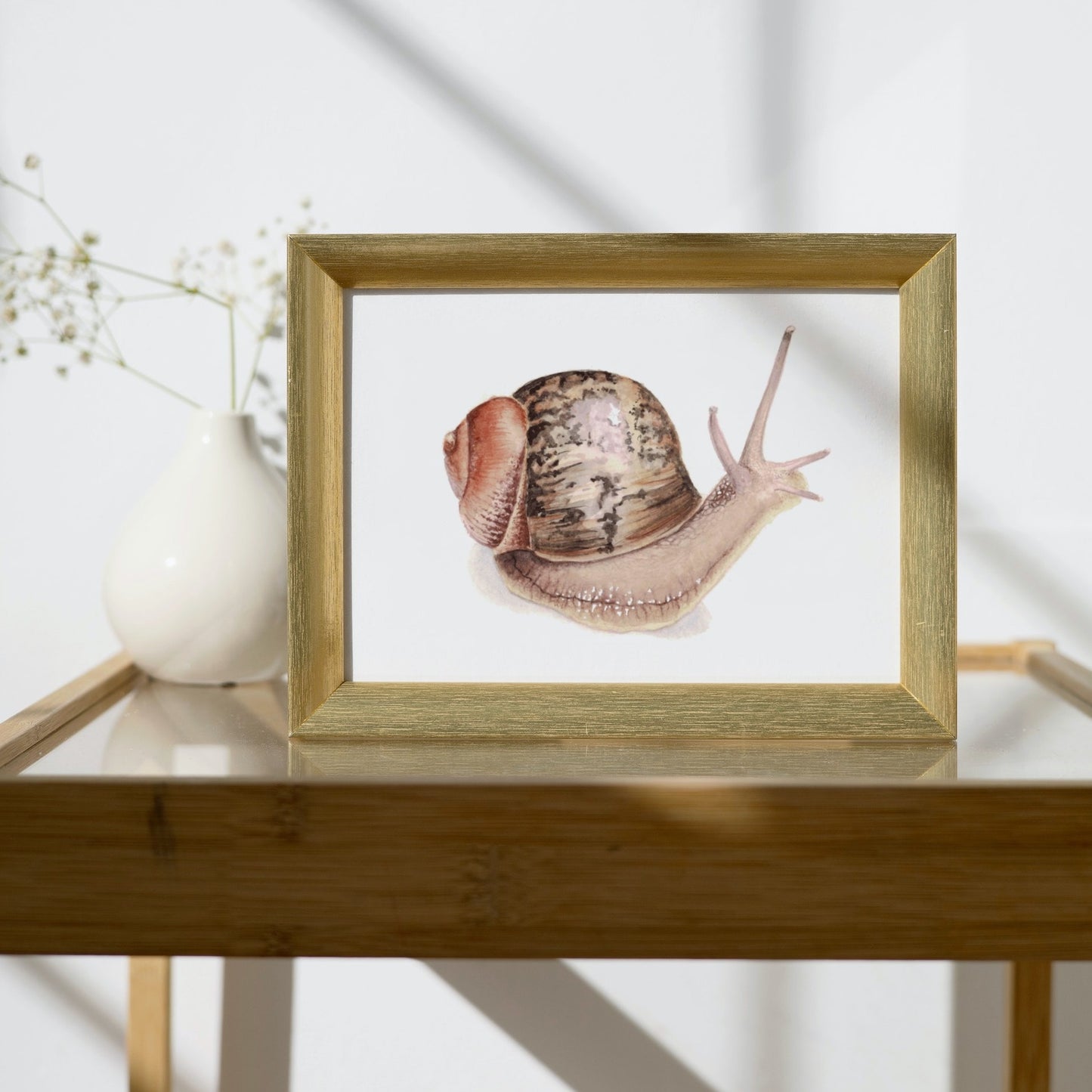 Garden Snail Art Print - Ciel
