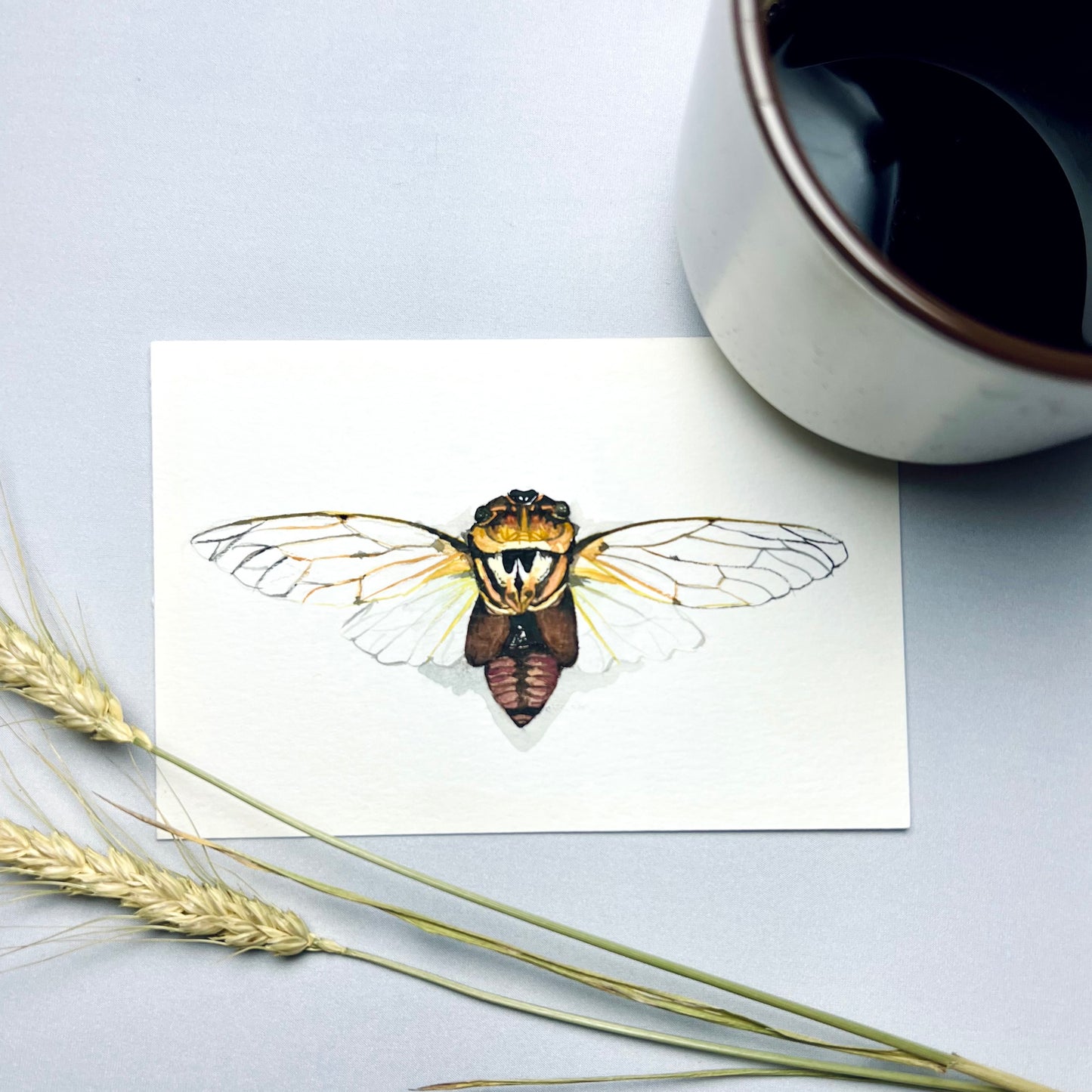 Masked Devil Cicada Art Print - Calypso